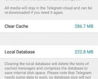 آموزش حذف حافظه تلگرام،پاک کردن حافظه تلگرام بدون برنامه